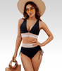 Bikini a vita alta con spalline regolabili da donna