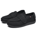Chausson Femme Confort pour Pieds Larges à Scratch en Maille - Emilia Lane