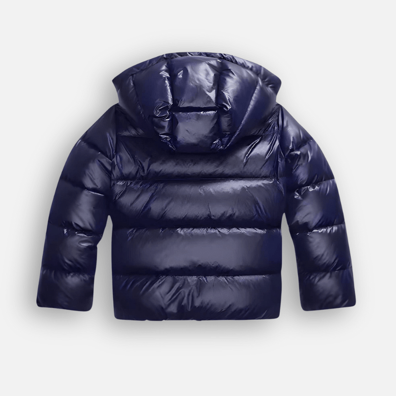 Doudoune Oversize Matelassée Brillante à Capuche pour Femme - Emilia Lane