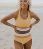 Ensemble Bikini Taille Haute à Coupe Colorblock pour Femmes - Emilia Lane