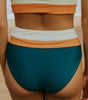 Ensemble Bikini Taille Haute à Coupe Colorblock pour Femmes - Emilia Lane