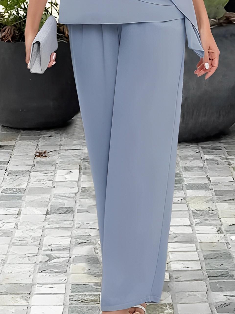 Ensemble Deux Pièces Élégant à Manches Volantes pour Femme | Idéal pour le Printemps - Emilia Lane