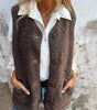 Gilet Sans Manches en Polaire Sherpa pour Femme - Emilia Lane