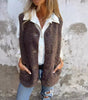 Gilet Sans Manches en Polaire Sherpa pour Femme - Emilia Lane