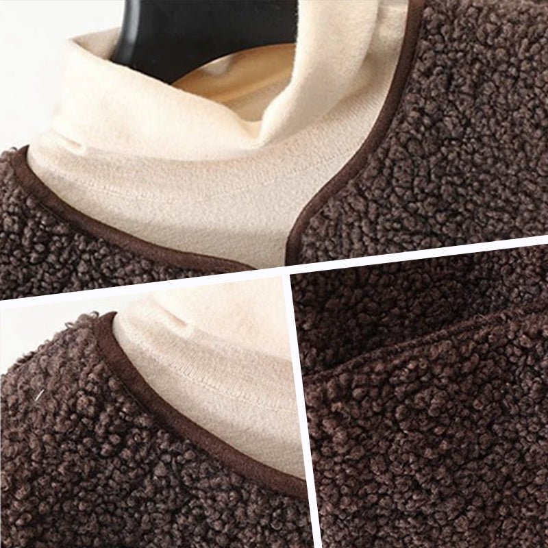 Gilet Sans Manches en Polaire Sherpa pour Femme - Emilia Lane