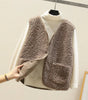 Gilet Sans Manches en Sherpa Effet Mouton pour Femme - Emilia Lane