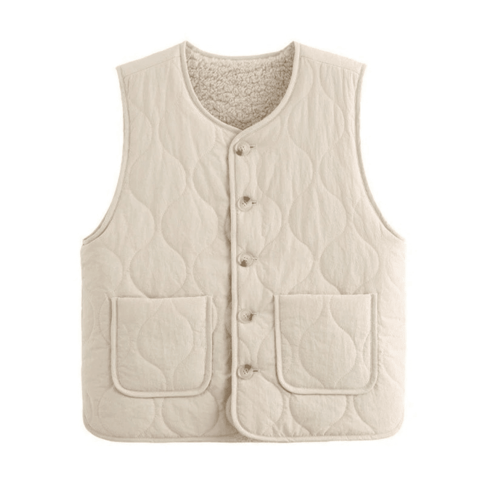 Gilet Sans Manches Matelassé et Chaud pour Femme - Emilia Lane