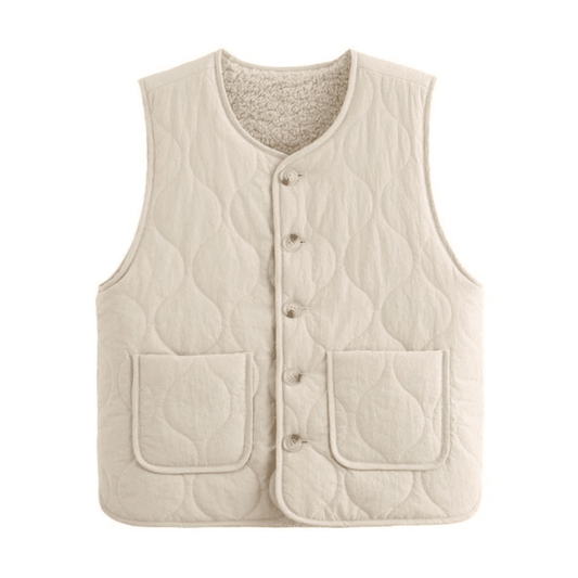 Gilet Sans Manches Matelassé et Chaud pour Femme - Emilia Lane
