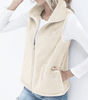 Gilet Sans Manches Zippé en Polaire pour Femme - Emilia Lane