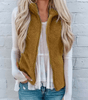 Gilet Sans Manches Zippé en Polaire pour Femme - Emilia Lane