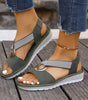 Sandales Peep-Toe avec Boucle Métallique pour Femme | Idéales pour l'Été