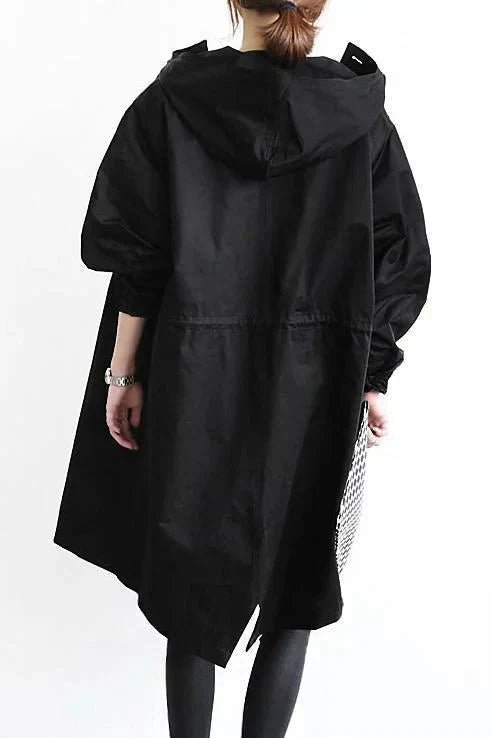 Manteau Long Oversize à Capuche pour Femme - Emilia Lane