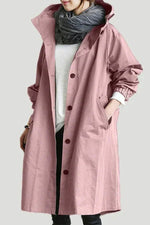 Manteau Long Oversize à Capuche pour Femme - Emilia Lane