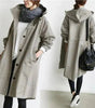 Manteau Long Oversize à Capuche pour Femme - Emilia Lane