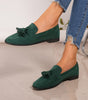 Mocassin Confort en Daim à Franges pour Femme - Emilia Lane