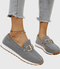 Mocassin Confort et Souple en Maille pour Femme - Emilia Lane