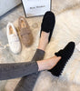 Mocassin Confort Fourré en Peluche pour Femme - Emilia Lane