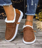 Mocassin Confort Fourré en Toile pour Femme - Emilia Lane