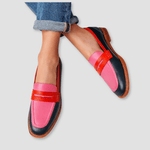 Mocassin Confort Penny Loafer en Simili Cuir pour Femme - Emilia Lane
