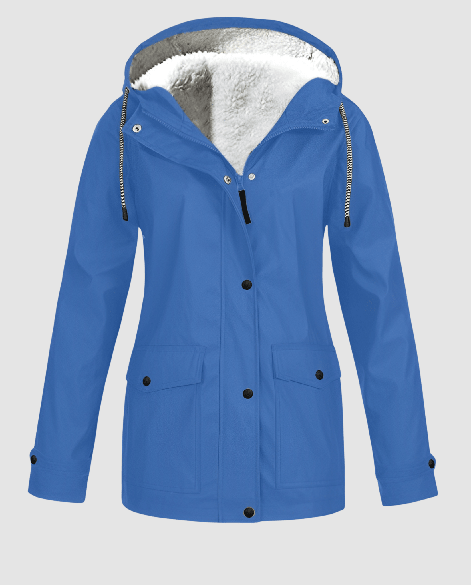 Parka Oversize à Capuche et Fausse Fourrure pour Femme - Emilia Lane