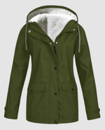 Parka Oversize à Capuche et Fausse Fourrure pour Femme - Emilia Lane