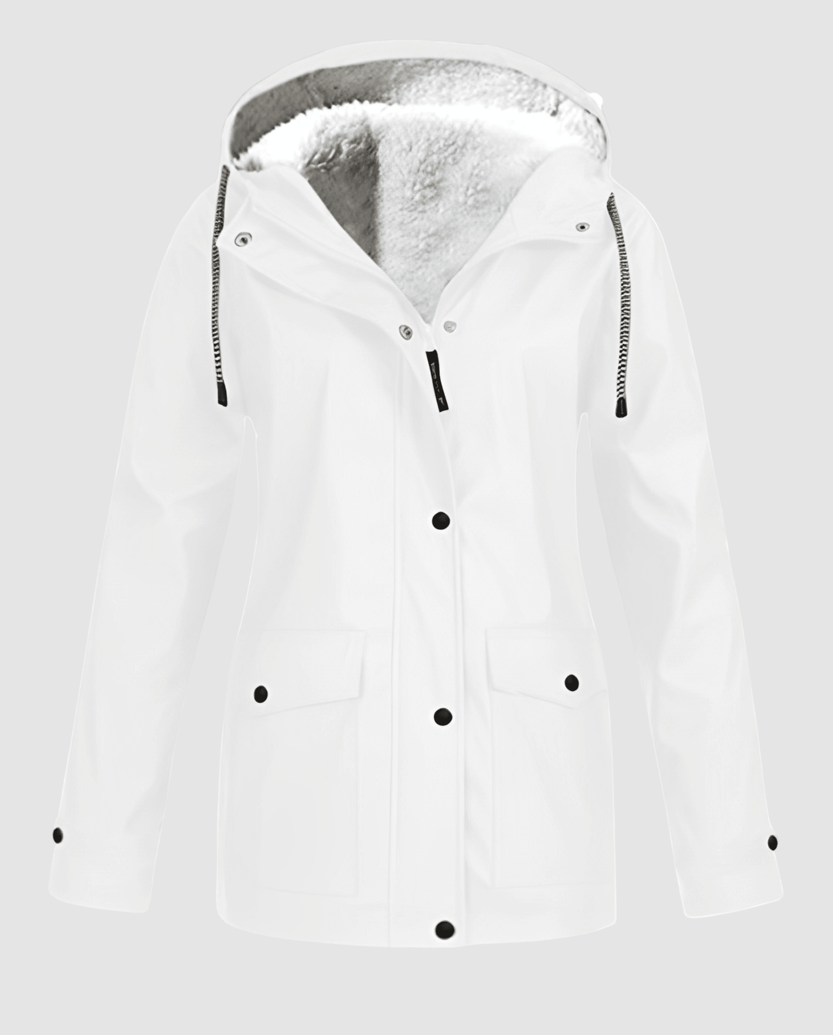 Parka Oversize à Capuche et Fausse Fourrure pour Femme - Emilia Lane