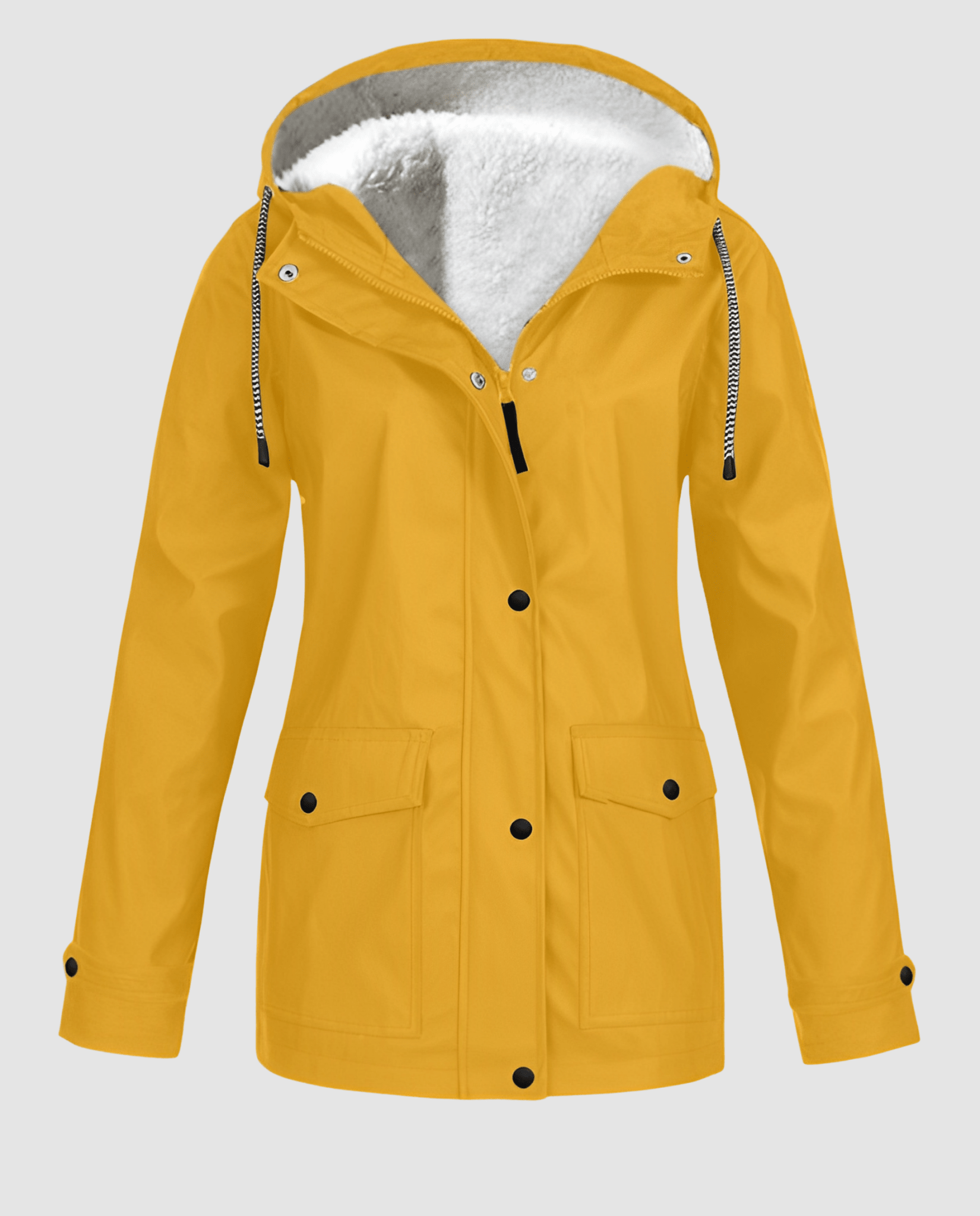 Parka Oversize à Capuche et Fausse Fourrure pour Femme - Emilia Lane