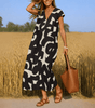Robe Longue à Imprimé Géométrique pour Femme | Idéale pour l'Été - Emilia Lane