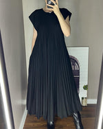 Robe Longue Plissée sans Manches pour Femme | Idéale pour le Quotidien - Emilia Lane