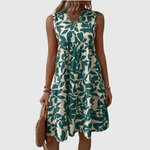 Robe Midi Fluide à Encolure Ronde pour Femme - Emilia Lane