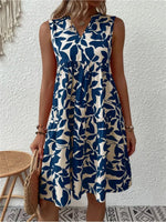 Robe Midi Fluide à Encolure Ronde pour Femme - Emilia Lane