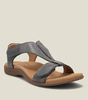 Sandales à Lanières en Cuir Souple pour Femme - Emilia Lane
