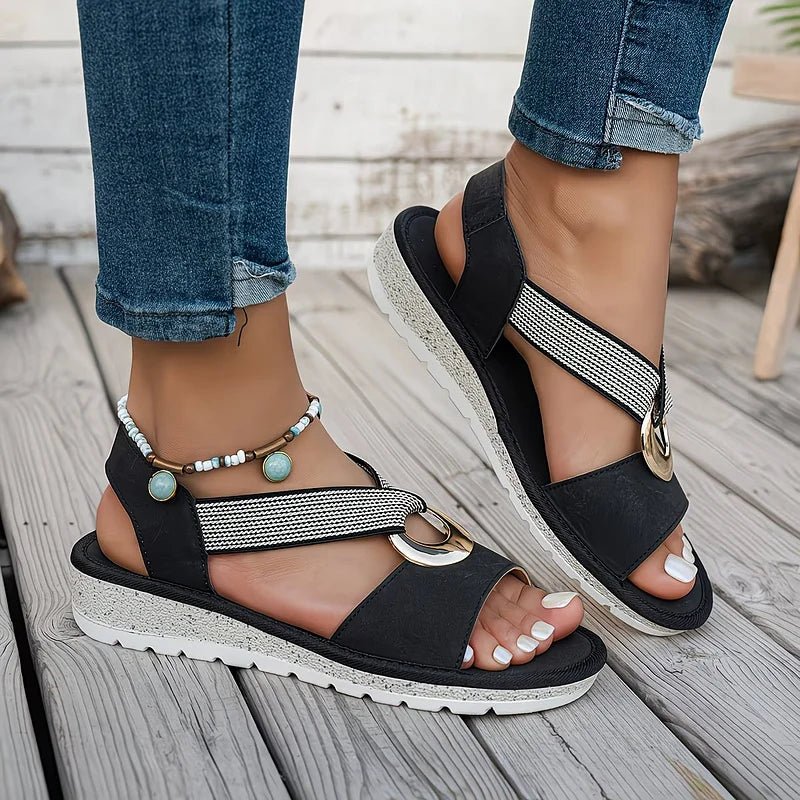 Sandales Confortables à Boucle pour Femme | Idéales pour l'Été - Emilia Lane