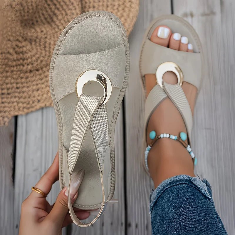 Sandales Confortables à Boucle pour Femme | Idéales pour l'Été - Emilia Lane
