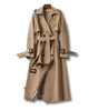 Trench Coat Long en Coton pour Femme - Emilia Lane