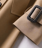 Trench Coat Long en Coton pour Femme - Emilia Lane