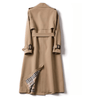 Trench Coat Long en Coton pour Femme - Emilia Lane