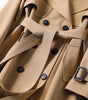 Trench Coat Long en Coton pour Femme - Emilia Lane
