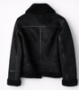 Veste Aviateur en Daim Coupe Ample avec Ceinture pour Femme - Emilia Lane