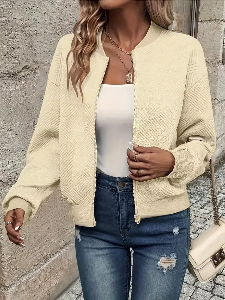 Veste Bomber Courte Matelassée pour Femme - Emilia Lane
