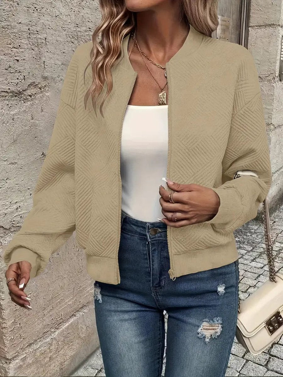 Veste Bomber Courte Matelassée pour Femme - Emilia Lane