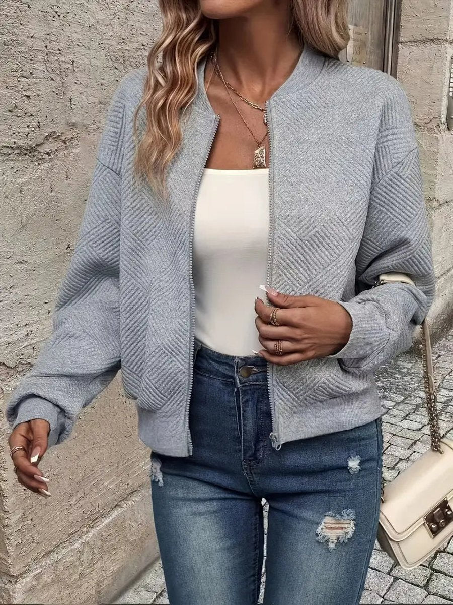 Veste Bomber Courte Matelassée pour Femme - Emilia Lane