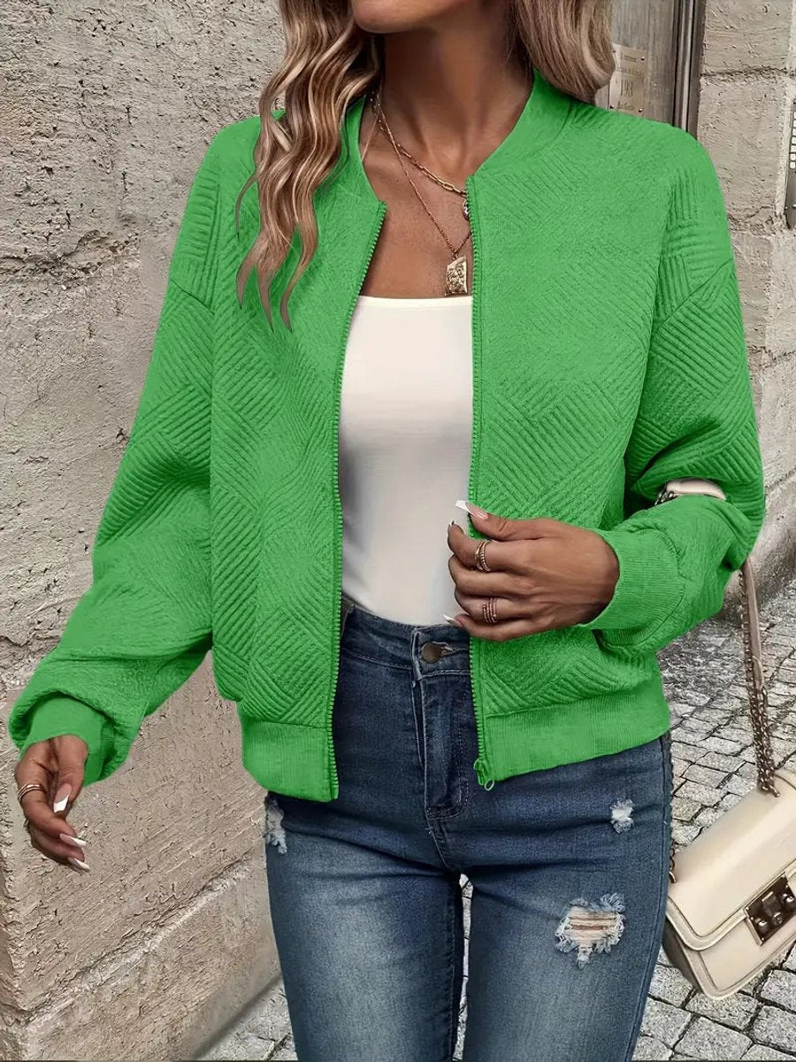 Veste Bomber Courte Matelassée pour Femme - Emilia Lane