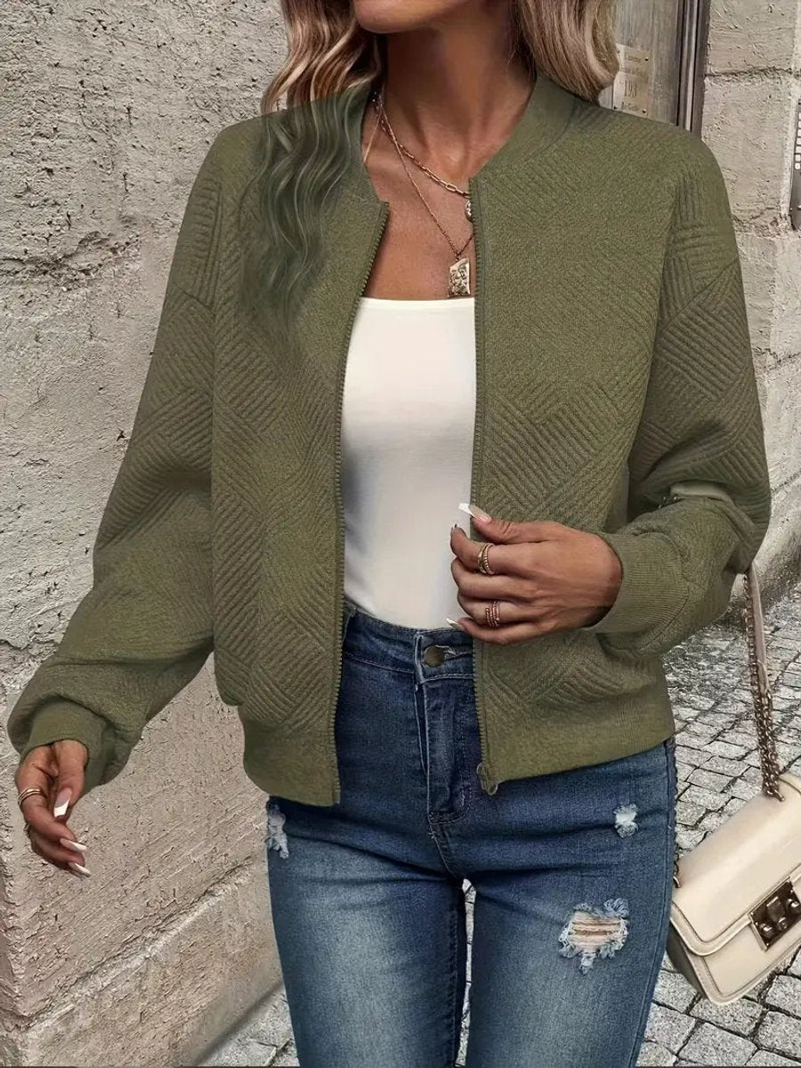 Veste Bomber Courte Matelassée pour Femme - Emilia Lane