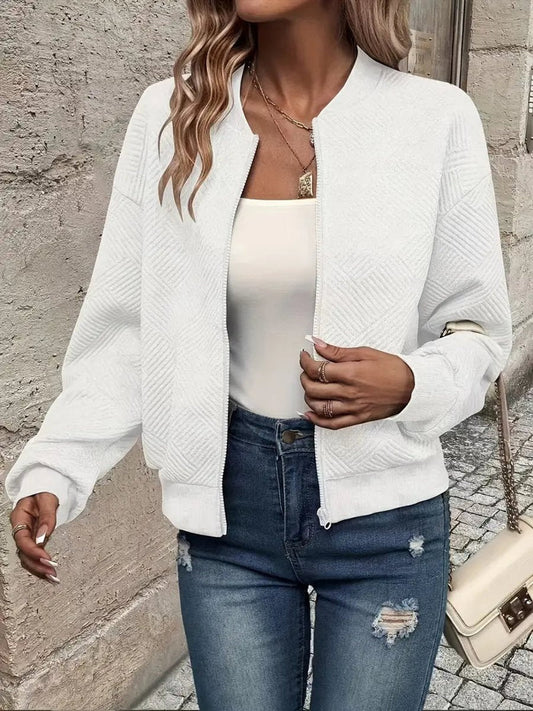 Veste Bomber Courte Matelassée pour Femme - Emilia Lane