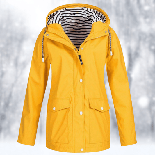 Veste de Pluie Courte à Capuche pour Femme - Emilia Lane