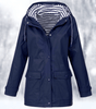 Veste de Pluie Courte à Capuche pour Femme - Emilia Lane