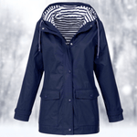 Veste de Pluie Courte à Capuche pour Femme - Emilia Lane