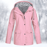 Veste de Pluie Courte à Capuche pour Femme - Emilia Lane
