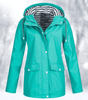 Veste de Pluie Courte à Capuche pour Femme - Emilia Lane